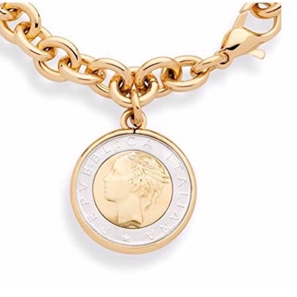 18k Italian Lira Bracelet - Picture 2 of 8